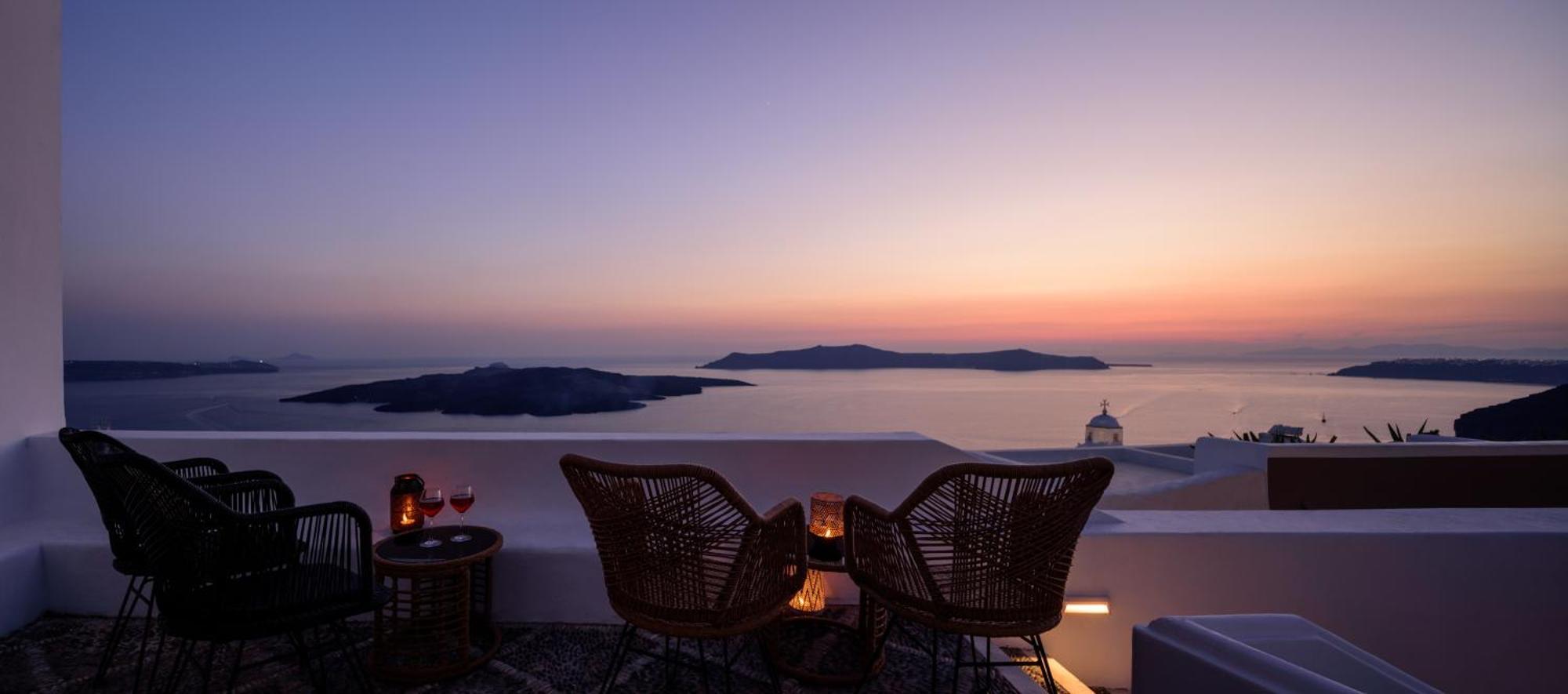 Anemos Family Suites Fira  Exteriér fotografie